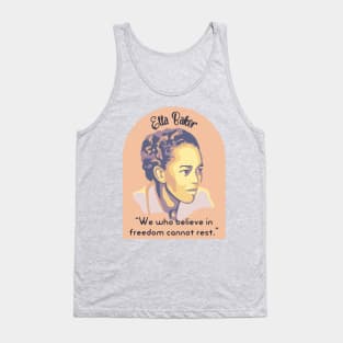 Ella Baker Portrait and Quote Tank Top